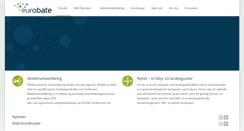 Desktop Screenshot of eurobate.no